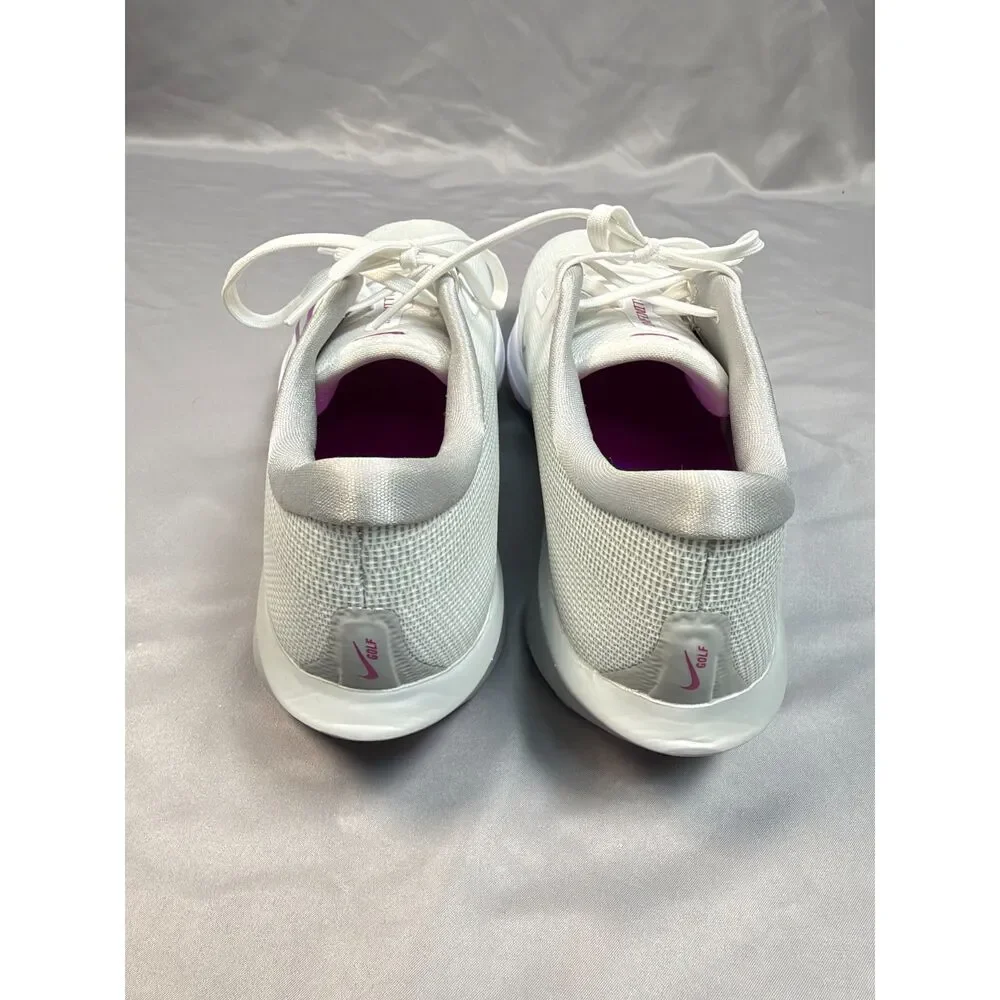 Nike Air Zoom Infinity Tour Golf Shoes White Purple FD0217-102 Size 9.5 NWOB